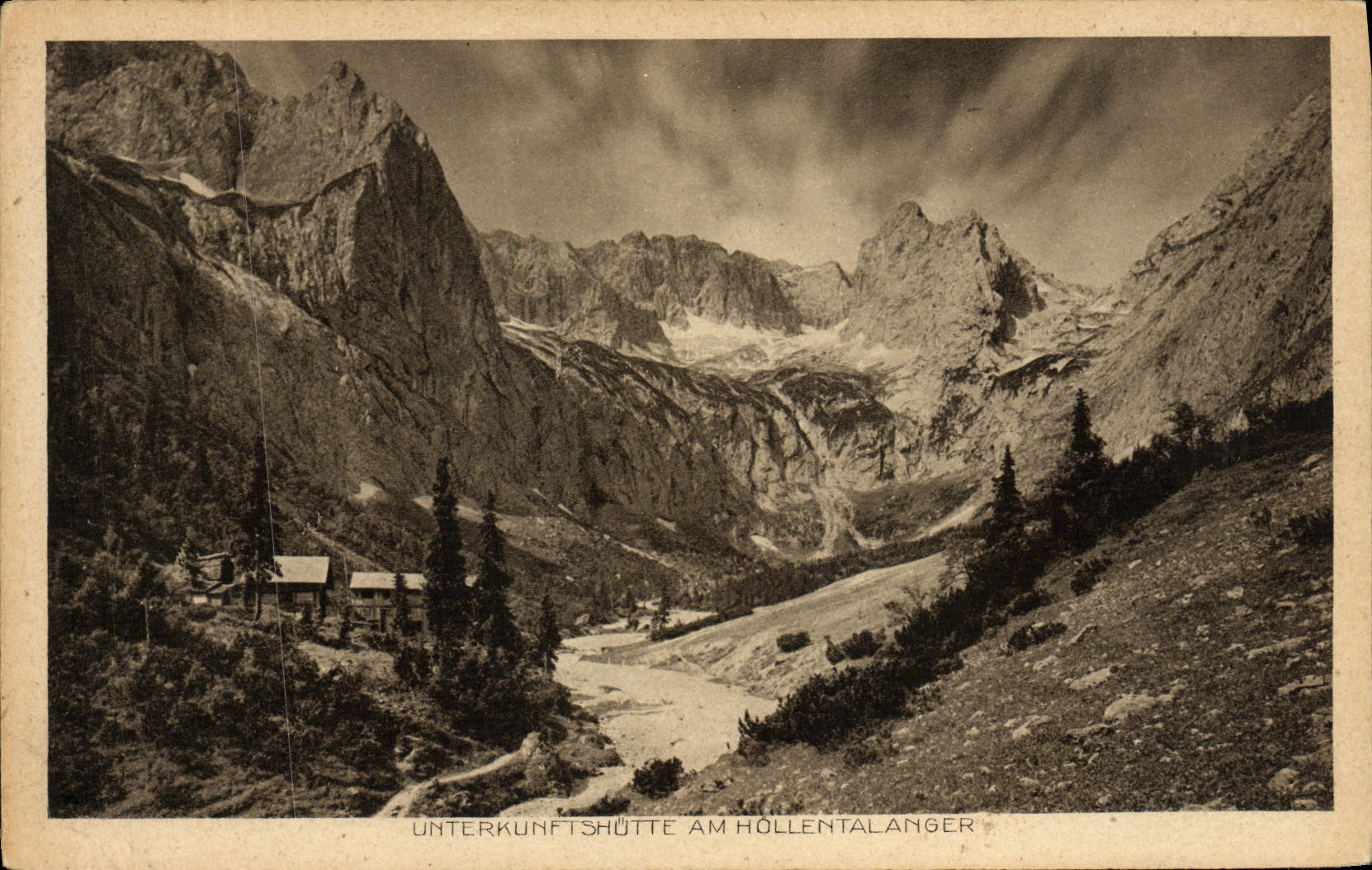 CPA Unterkunftshutte am Hollentalanger