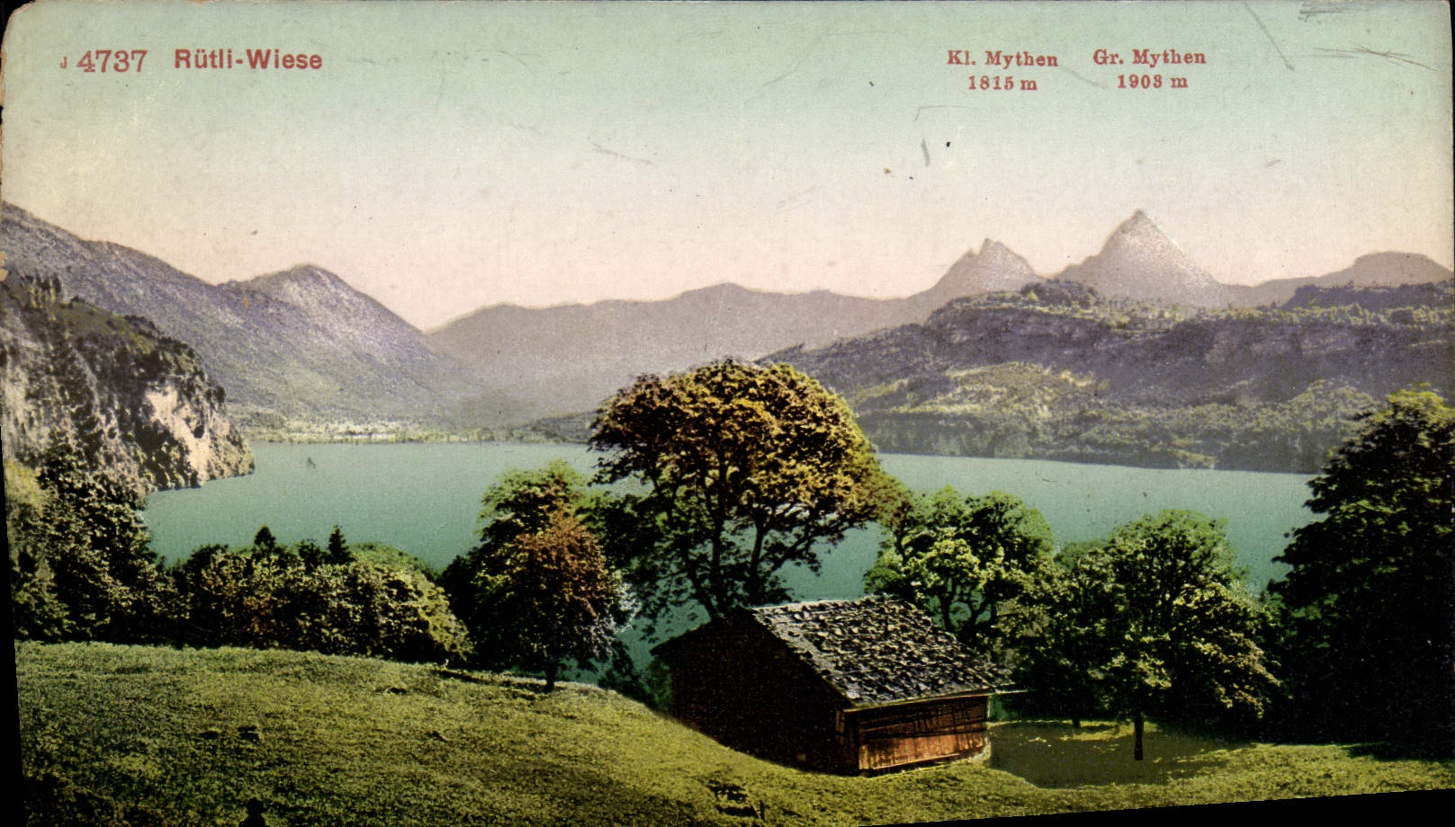 VINTAGE POSTCARD Rutli the Wiese