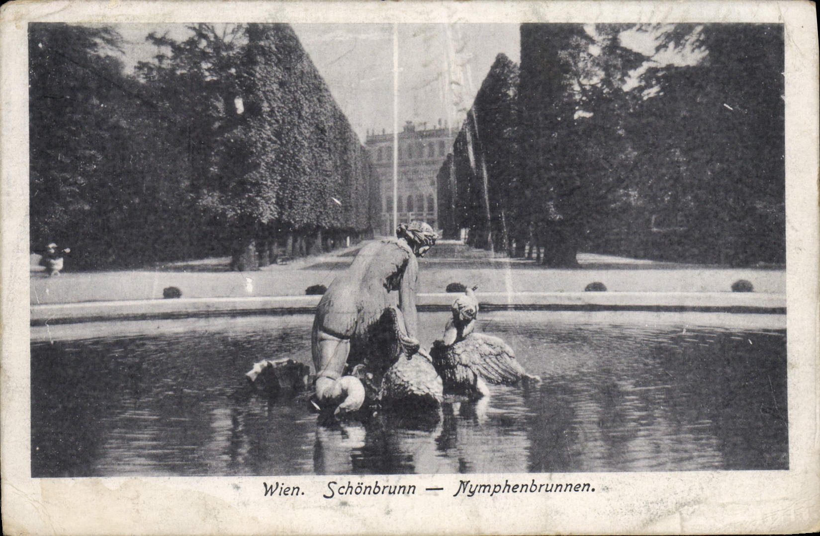 CPA Wien Schonbrunn Nymphenbrunnen