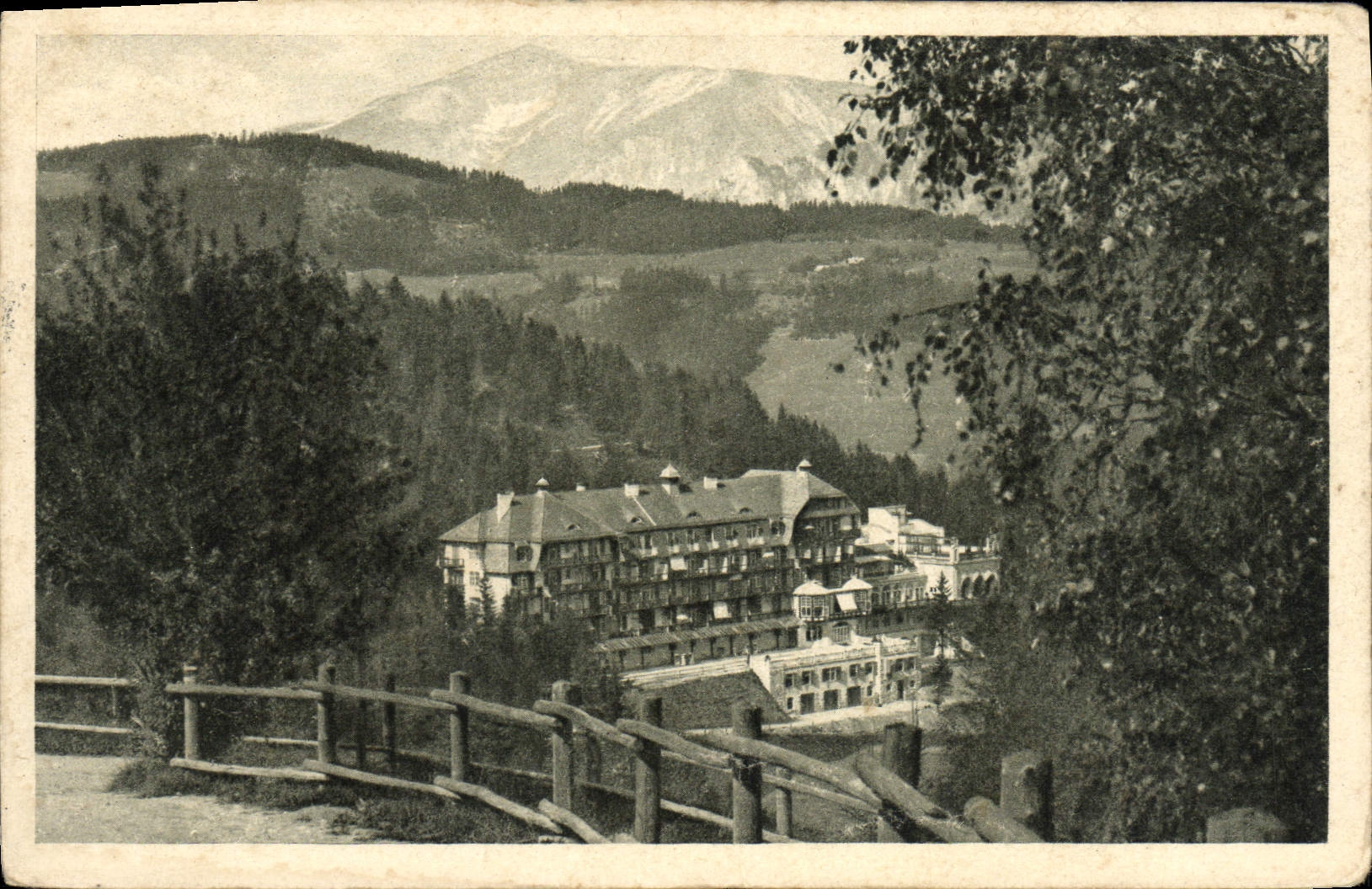POSTAL Kurhrus Semmering de la VENDIMIA