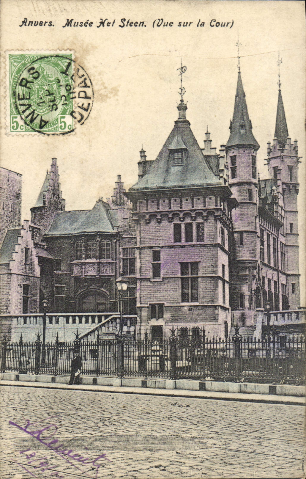CPA Anvers Musee ket Steen