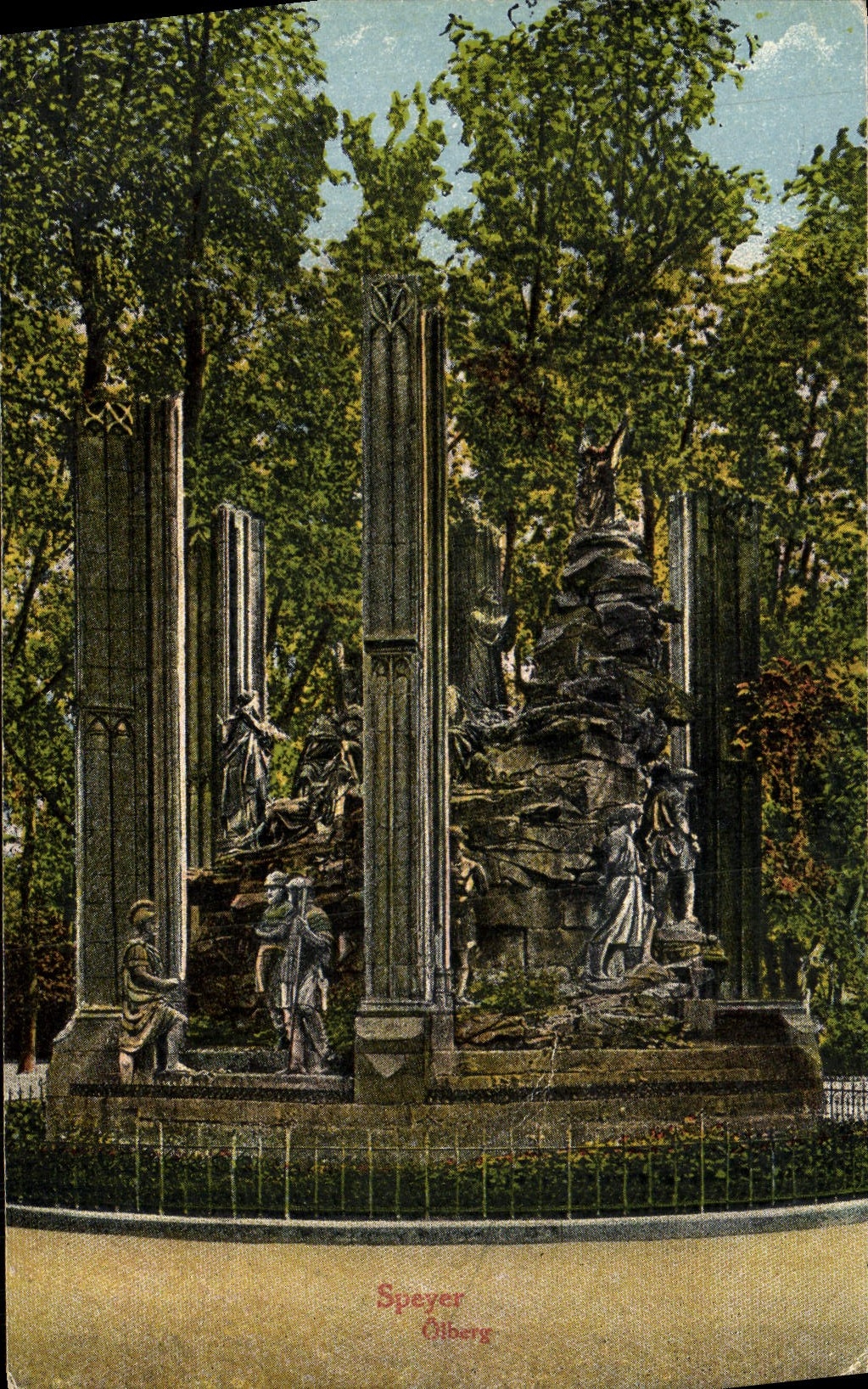 VINTAGE POSTCARD Speyer Olberg