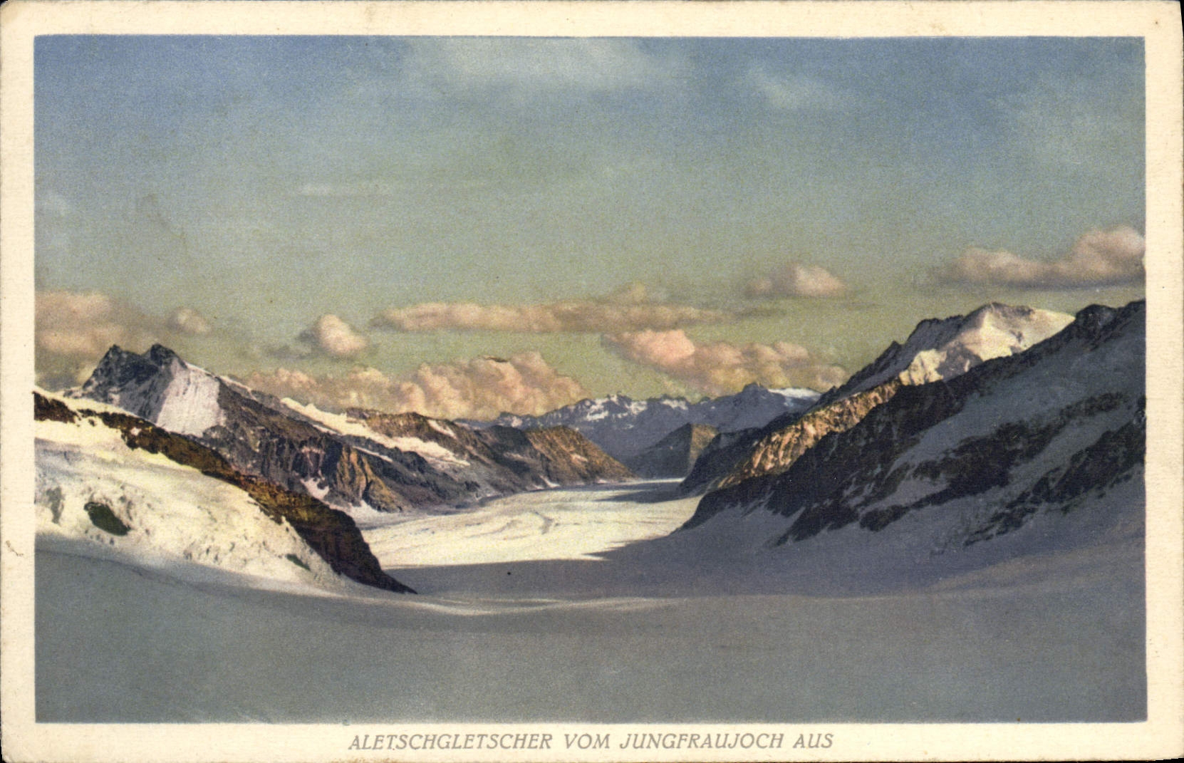 CPA Aletschgletscher Vom Jungfraujoch Aus