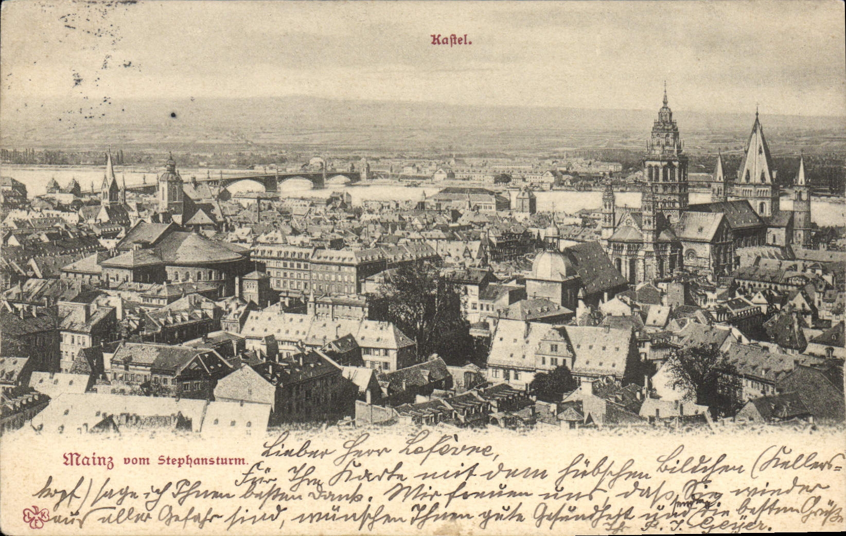 CPA Mainz vom Stephansturm 