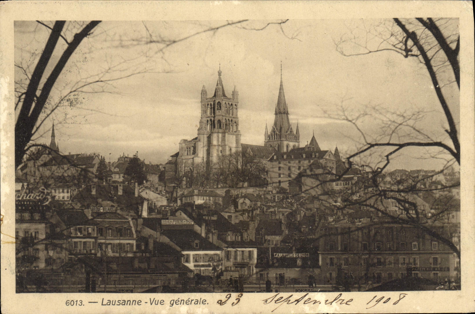 CPA Lausanne Vue Generale