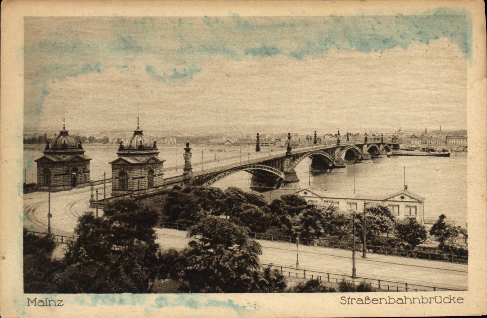 CPA Mainz Strassenbahnbrucke
