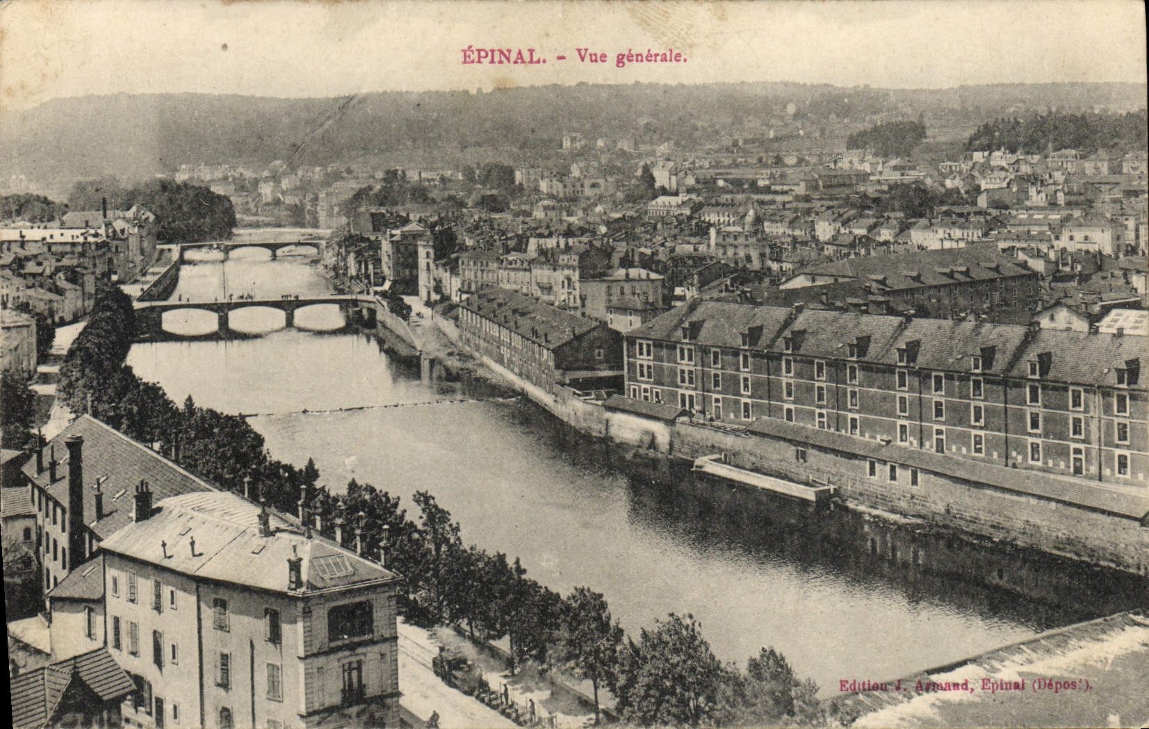 CPA Epinal Vue Generale