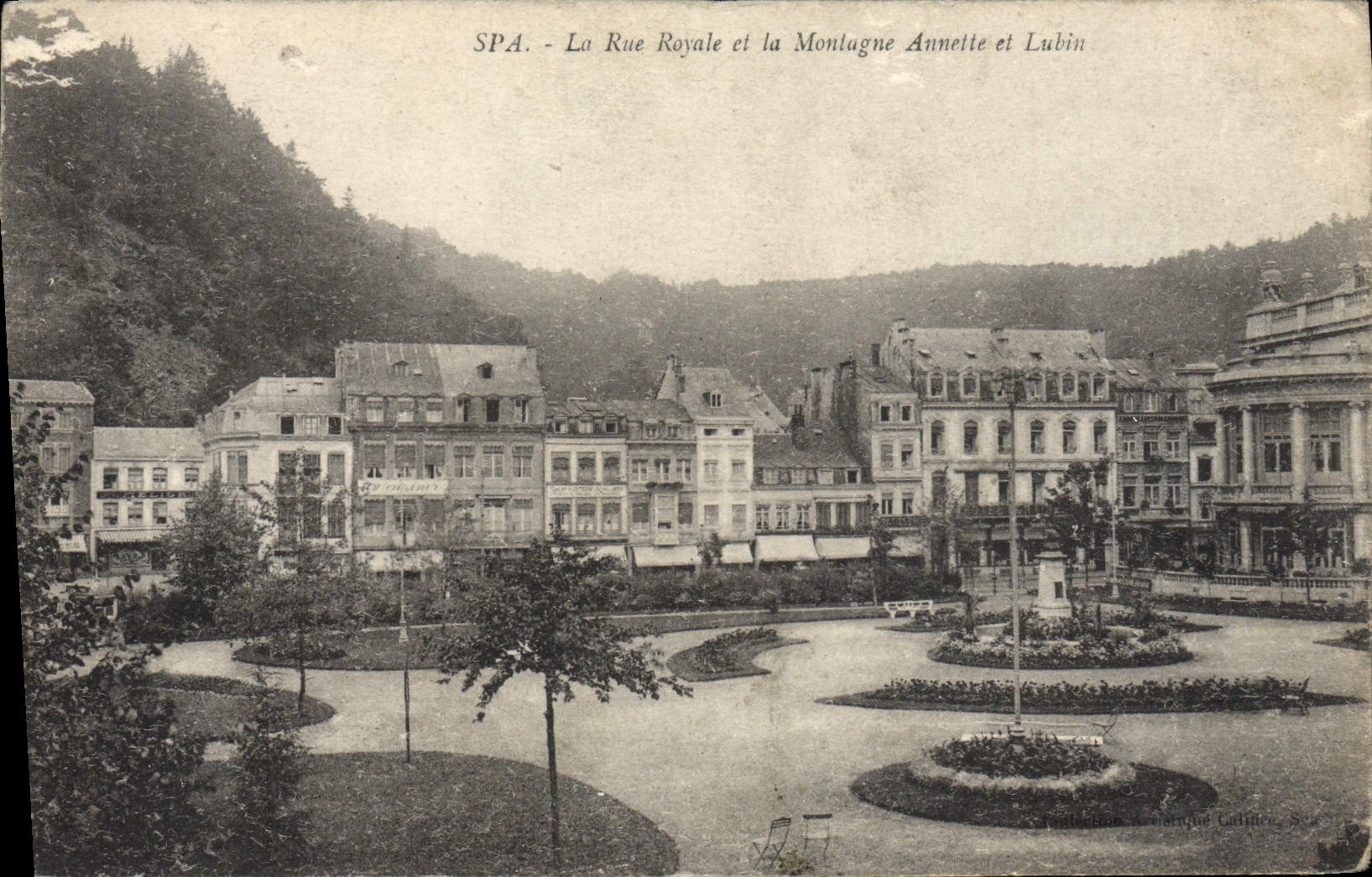 CPA Spa La Rue Royale Et La Montagne Annette Et Lubin