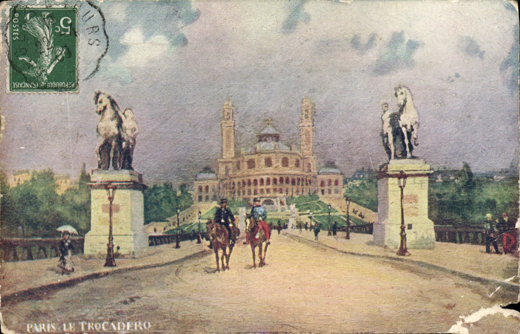 CPA Paris Le Trocadero