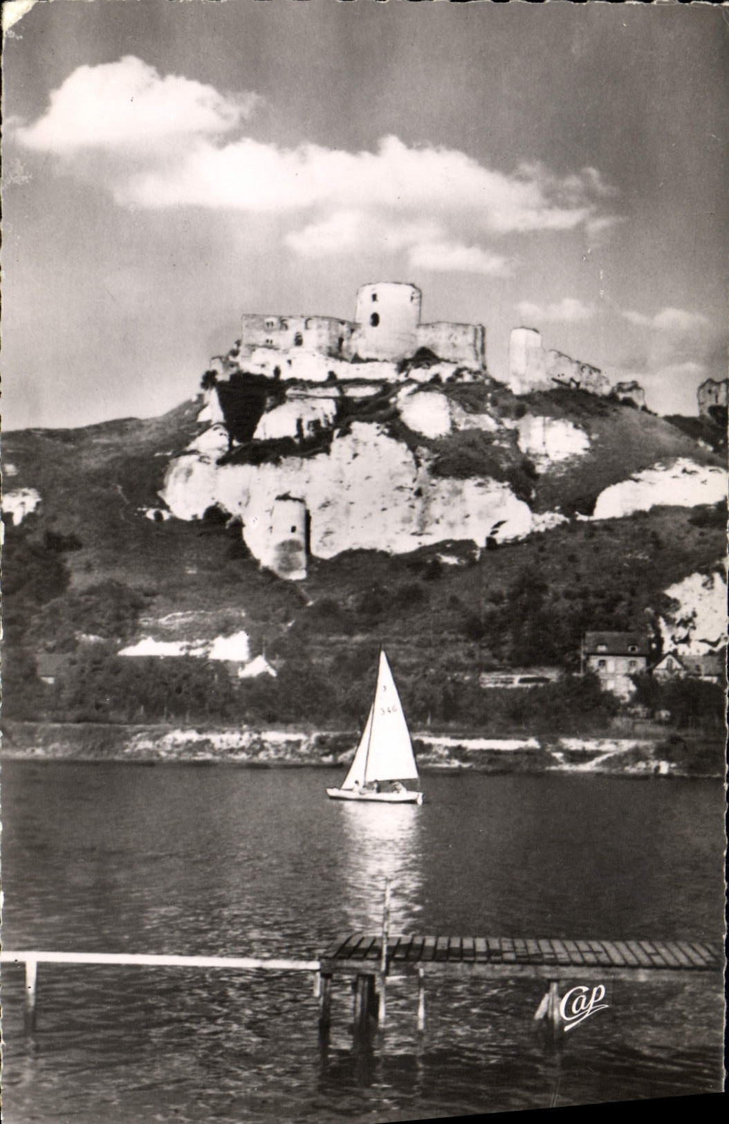 MODERN CARD Andelys the Castle