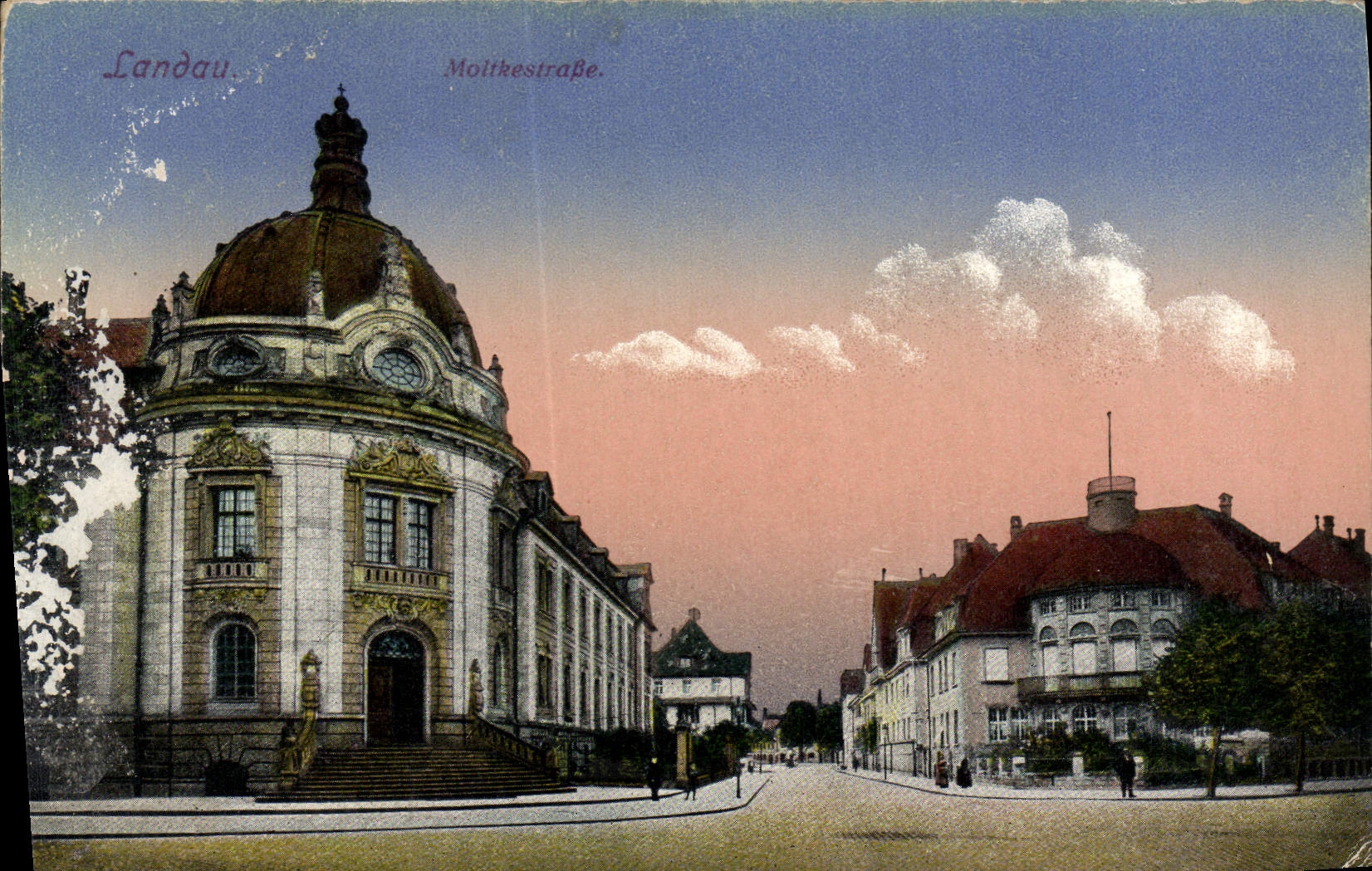 VINTAGE POSTCARD Pram