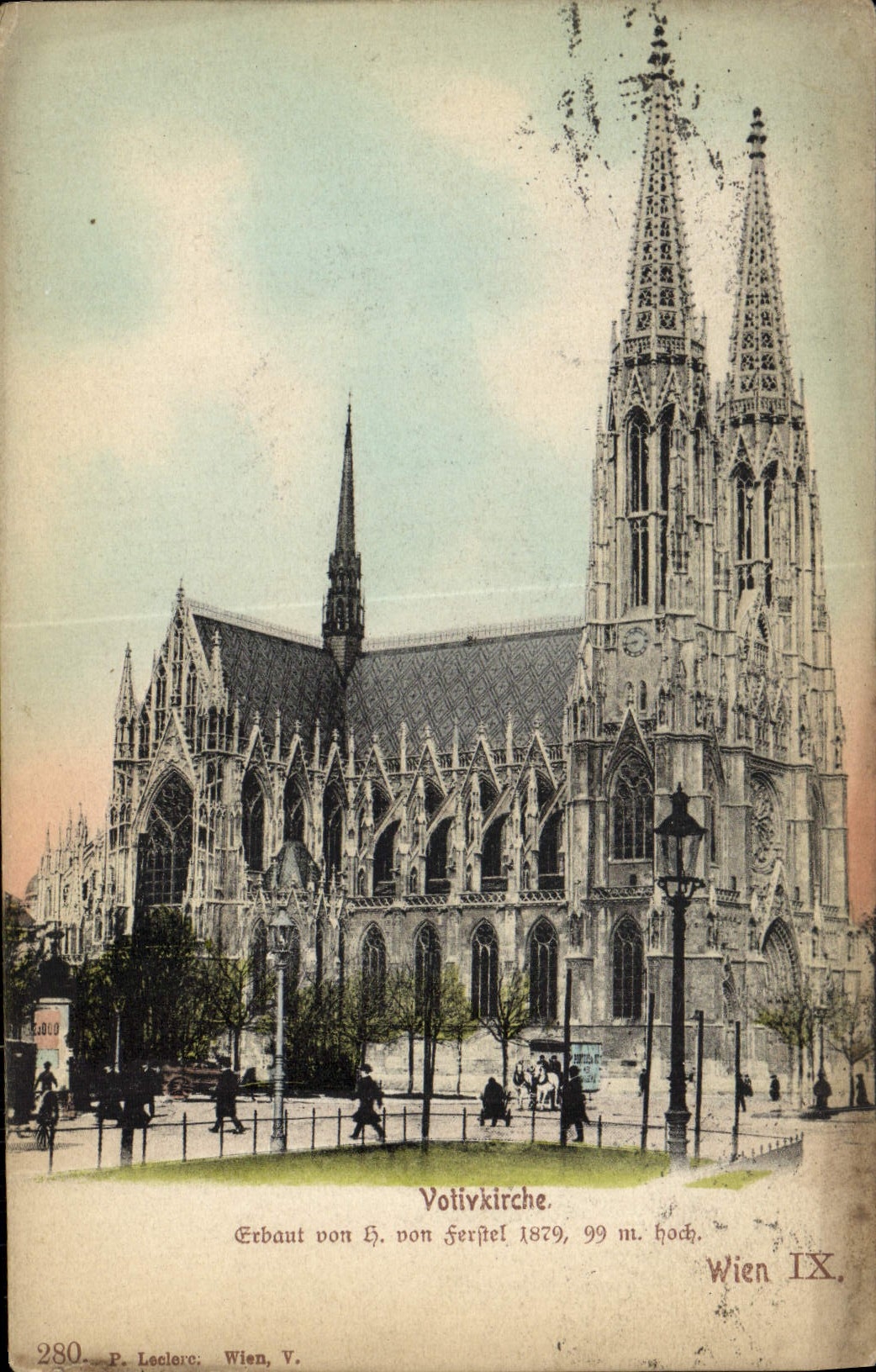 CPA Votivkirche Wien 