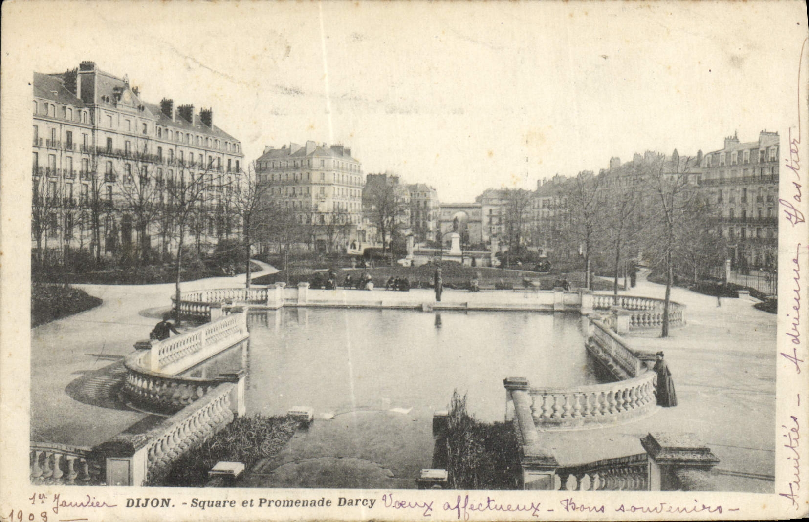 CPA Dijon Square et Promenade Darcy 