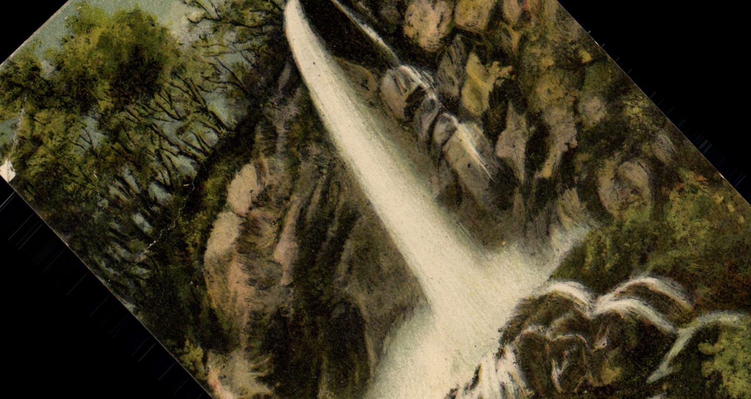 VINTAGE POSTCARD Cascade