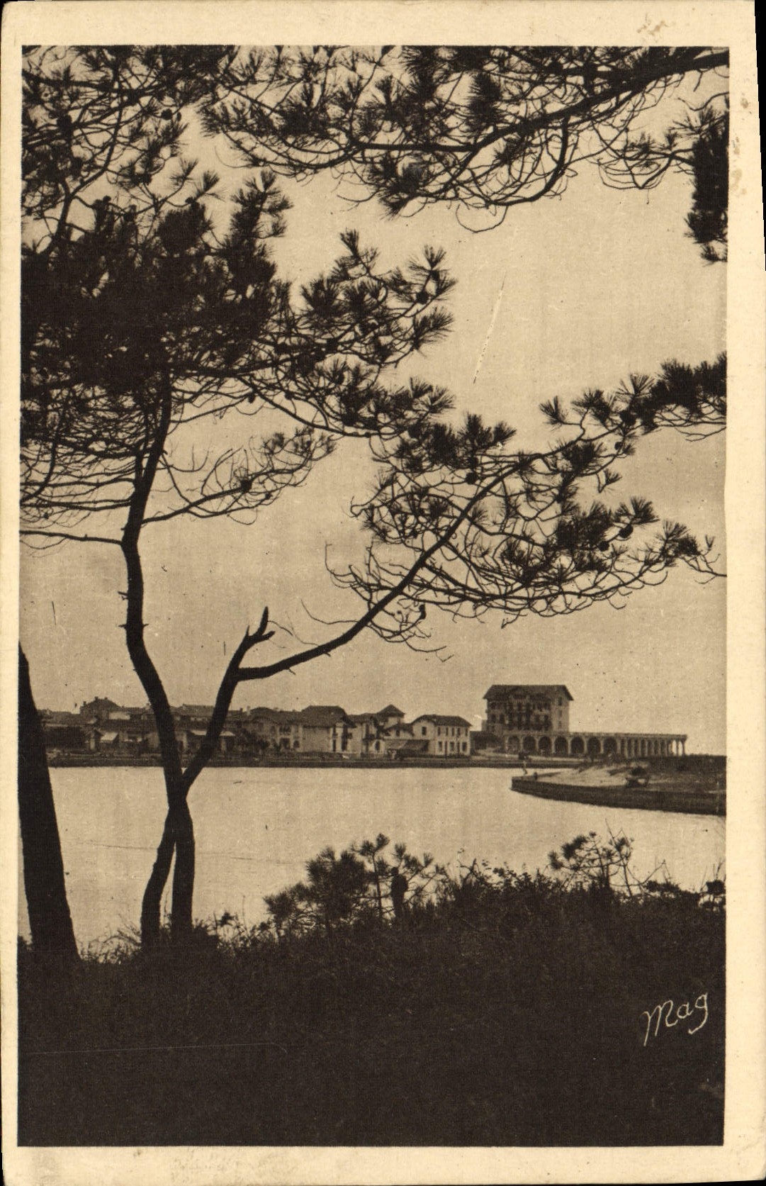 CPA Capbreton sur Mer et le Bouret 