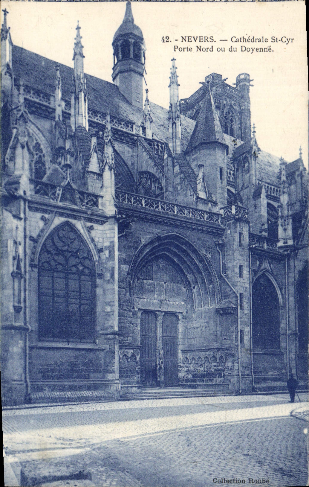 El St Cyr de Nevers Cathedrale de la POSTAL de la VENDIMIA lleva norteño o del mayor