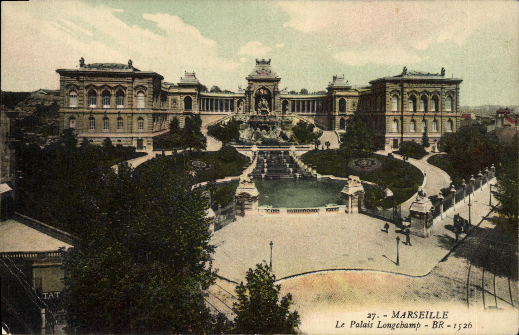 CPA Marseille Le Palais Longchamp