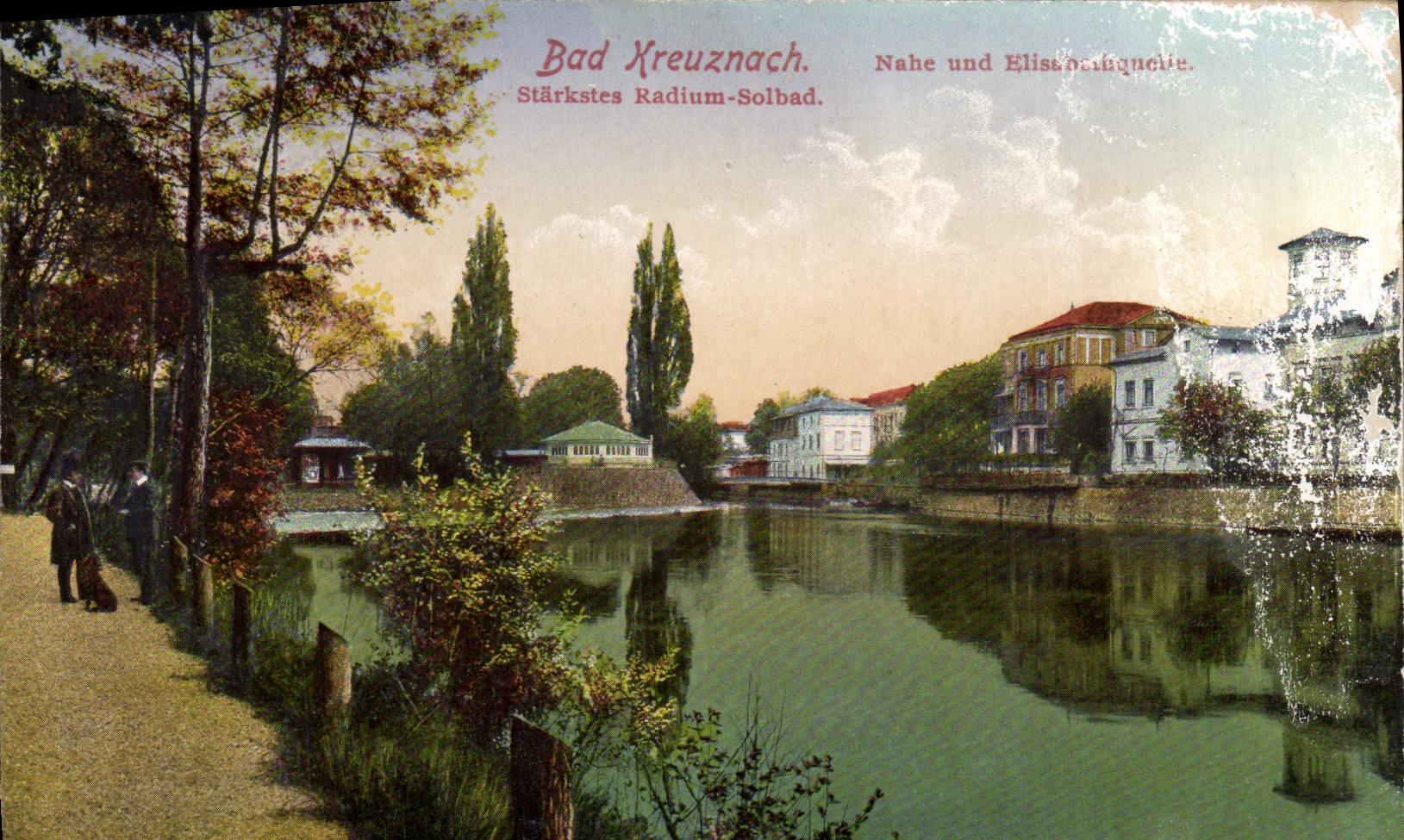 VINTAGE POSTCARD Bad Kreuznach Nahe undd Elisabeth