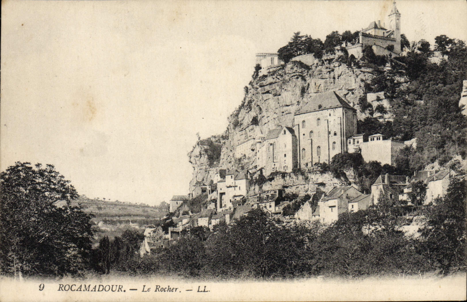 CPA Rocamadour Le Rocher 
