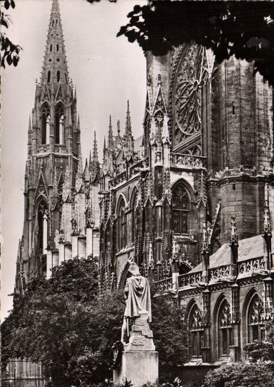 MODERN CARD Rouen Church of Ouen Saint