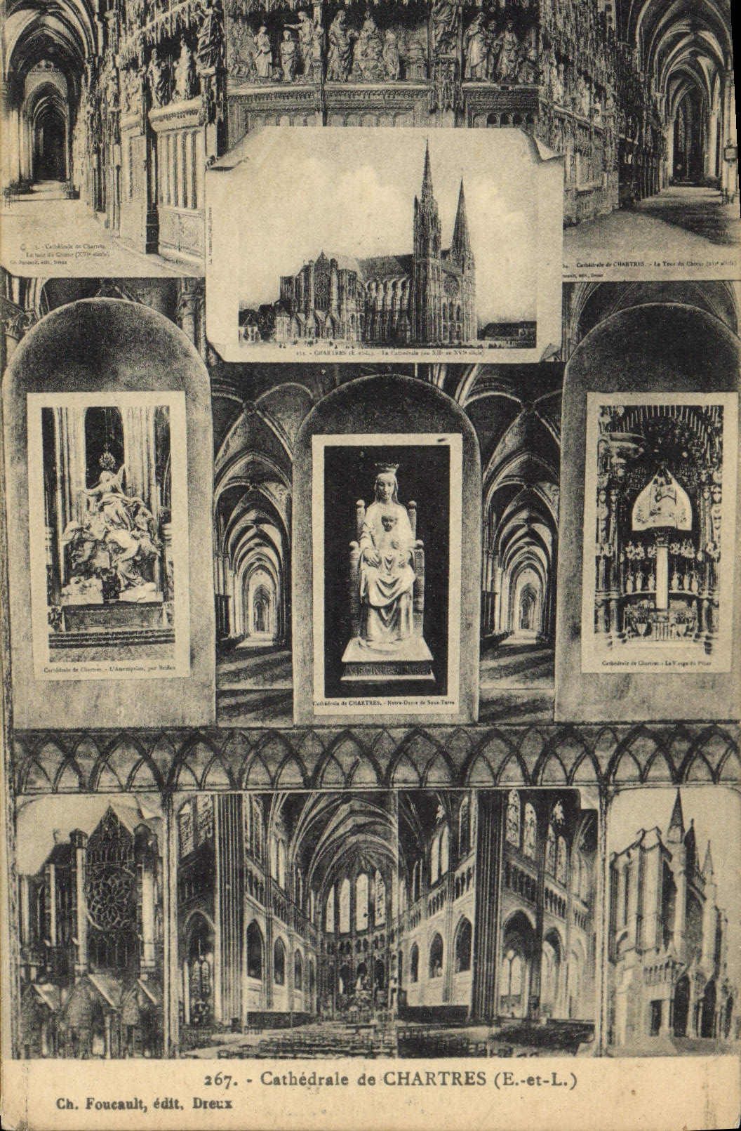 CPA Cathedrale de Chartres 