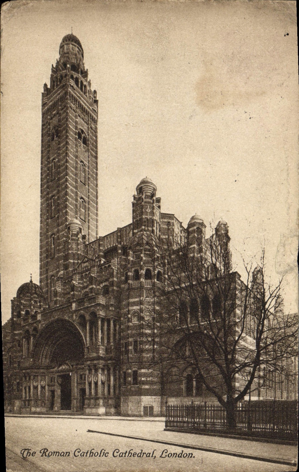 Romance de la POSTAL de la VENDIMIA la catedral católica Londres