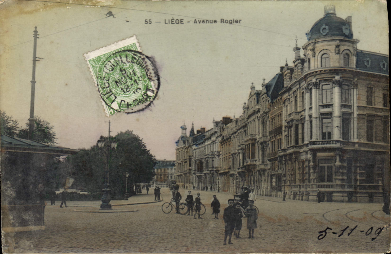 POSTAL Lieja de la VENDIMIA que ocurrió Rogier