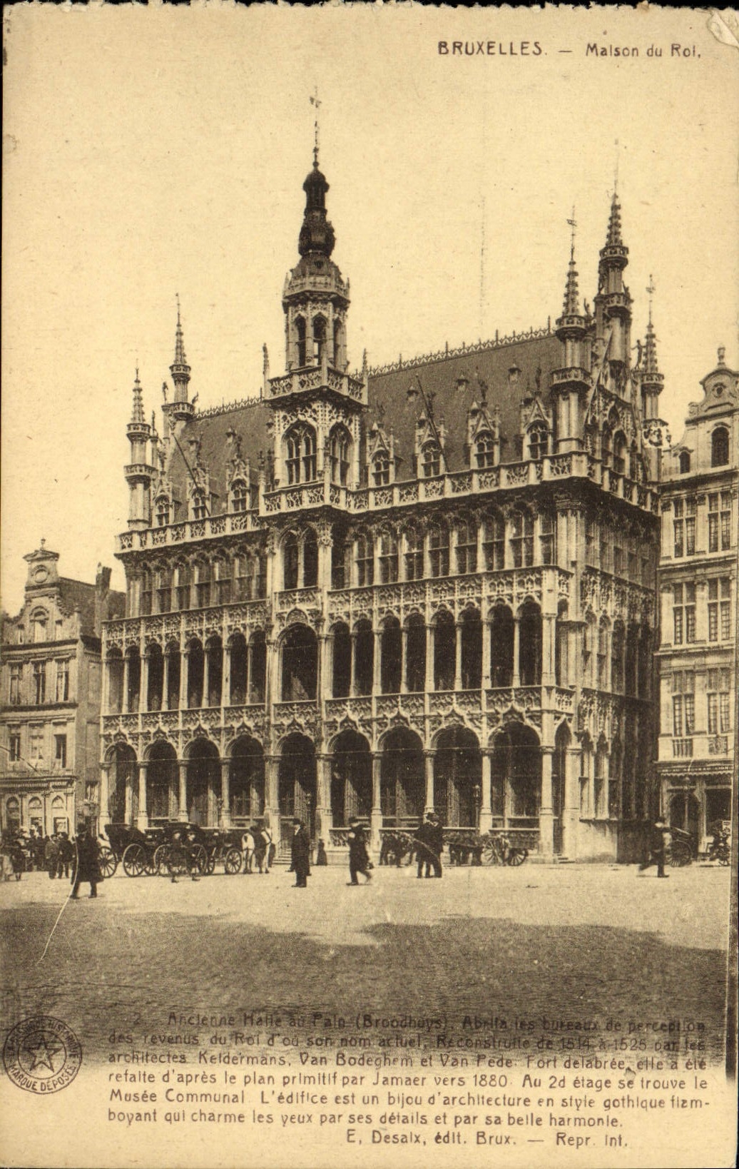 CPA Bruxelles Maison du Roi