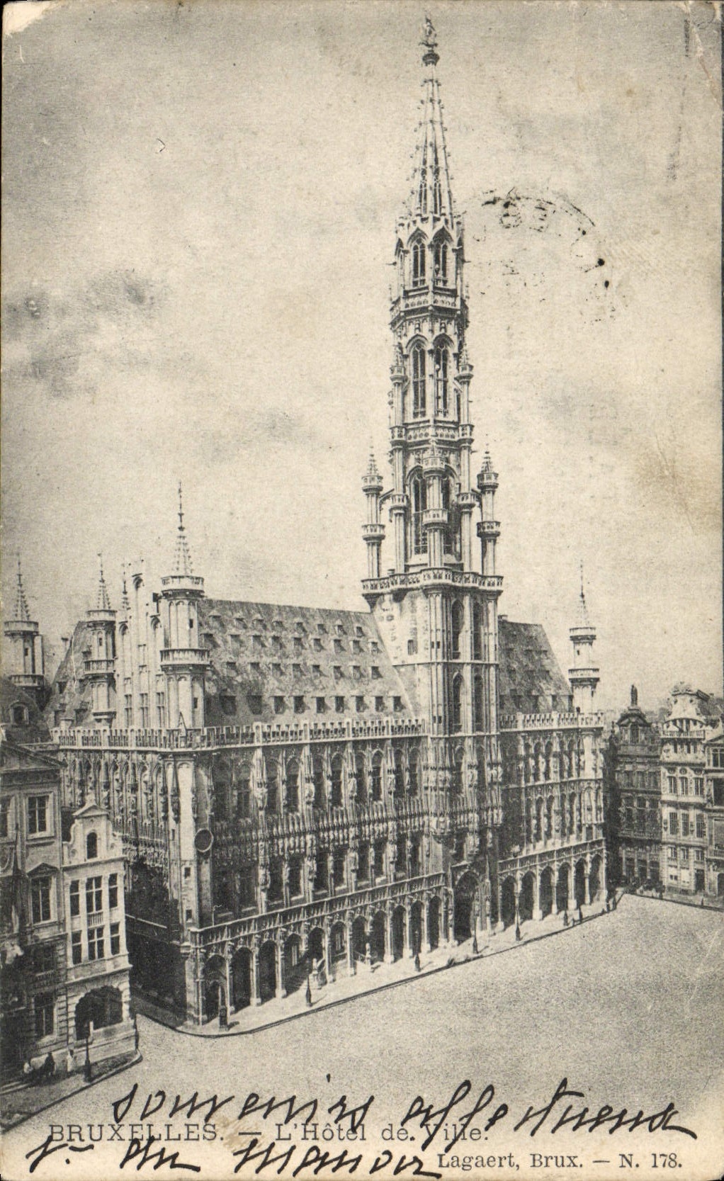 CPA Bruxelles L'Hotel de Ville