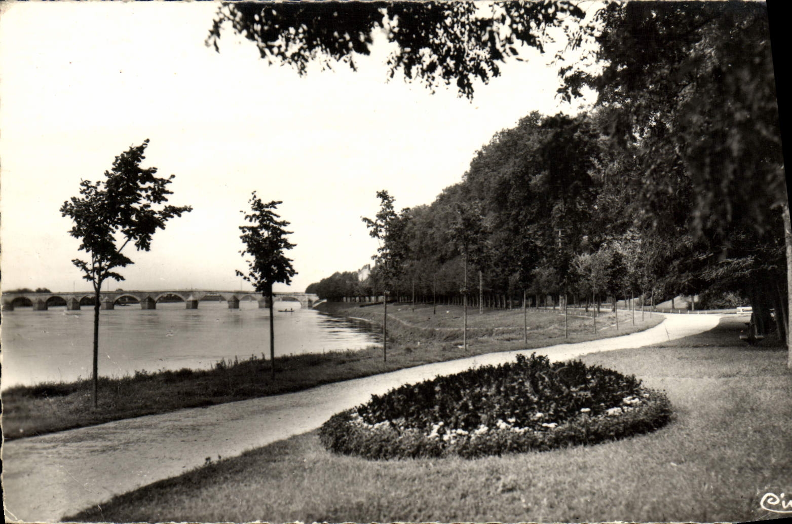CPM Gien Promenade du Port au Bois