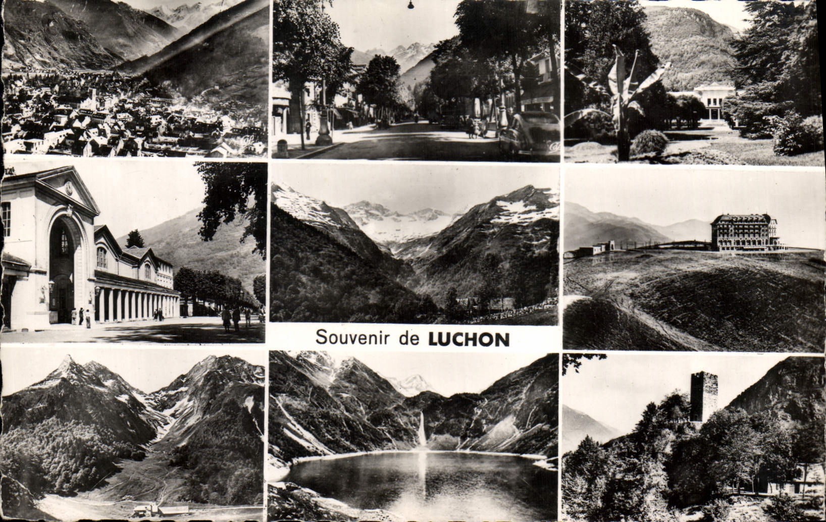 MODERN CARD Luchon Gone of Etigny Casino Thermal baths Valley of the Lily