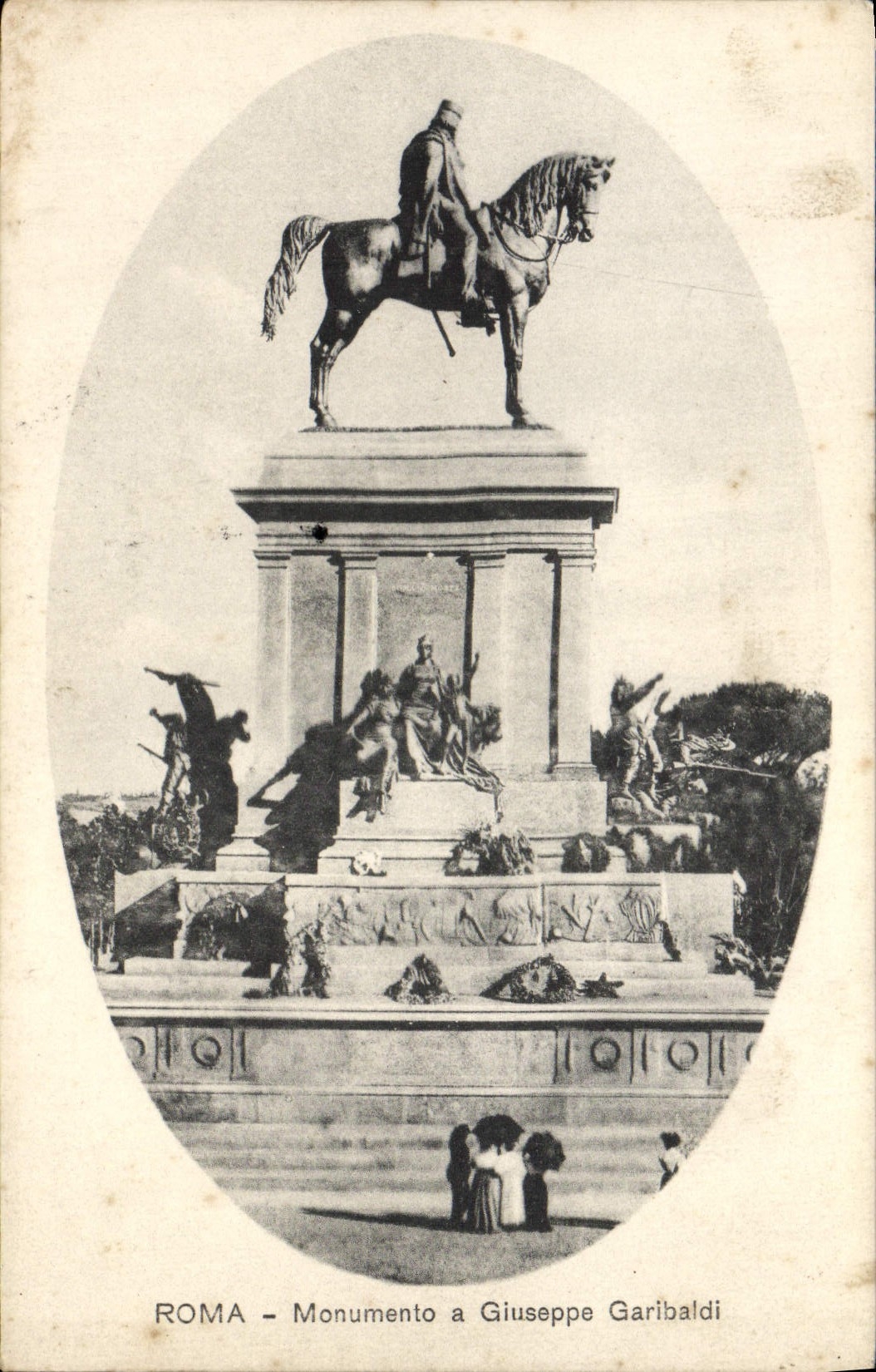 La POSTAL Roma Monumento de la VENDIMIA tiene José Gaibaldi
