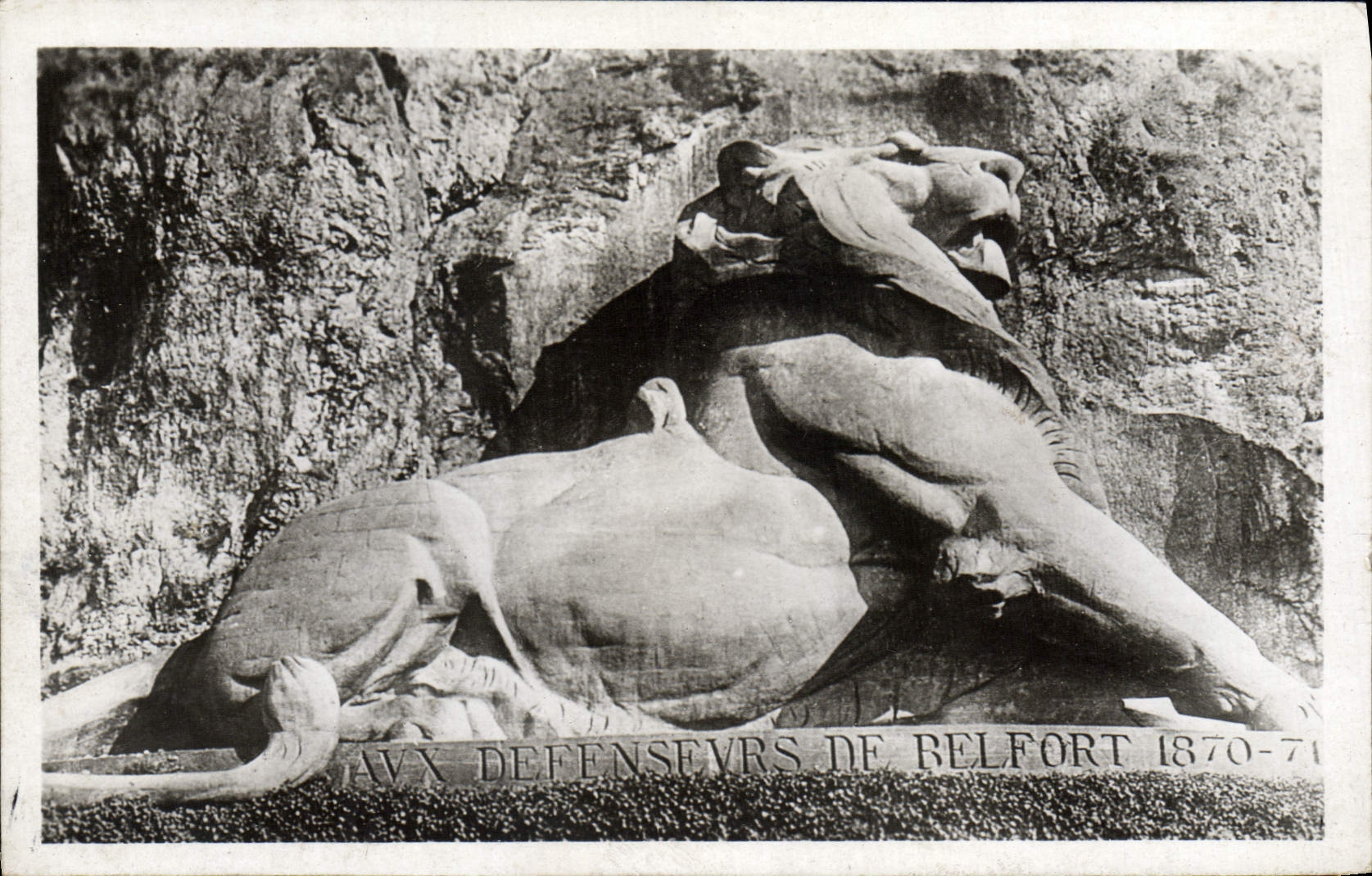 MODERN CARD Belfort the lion