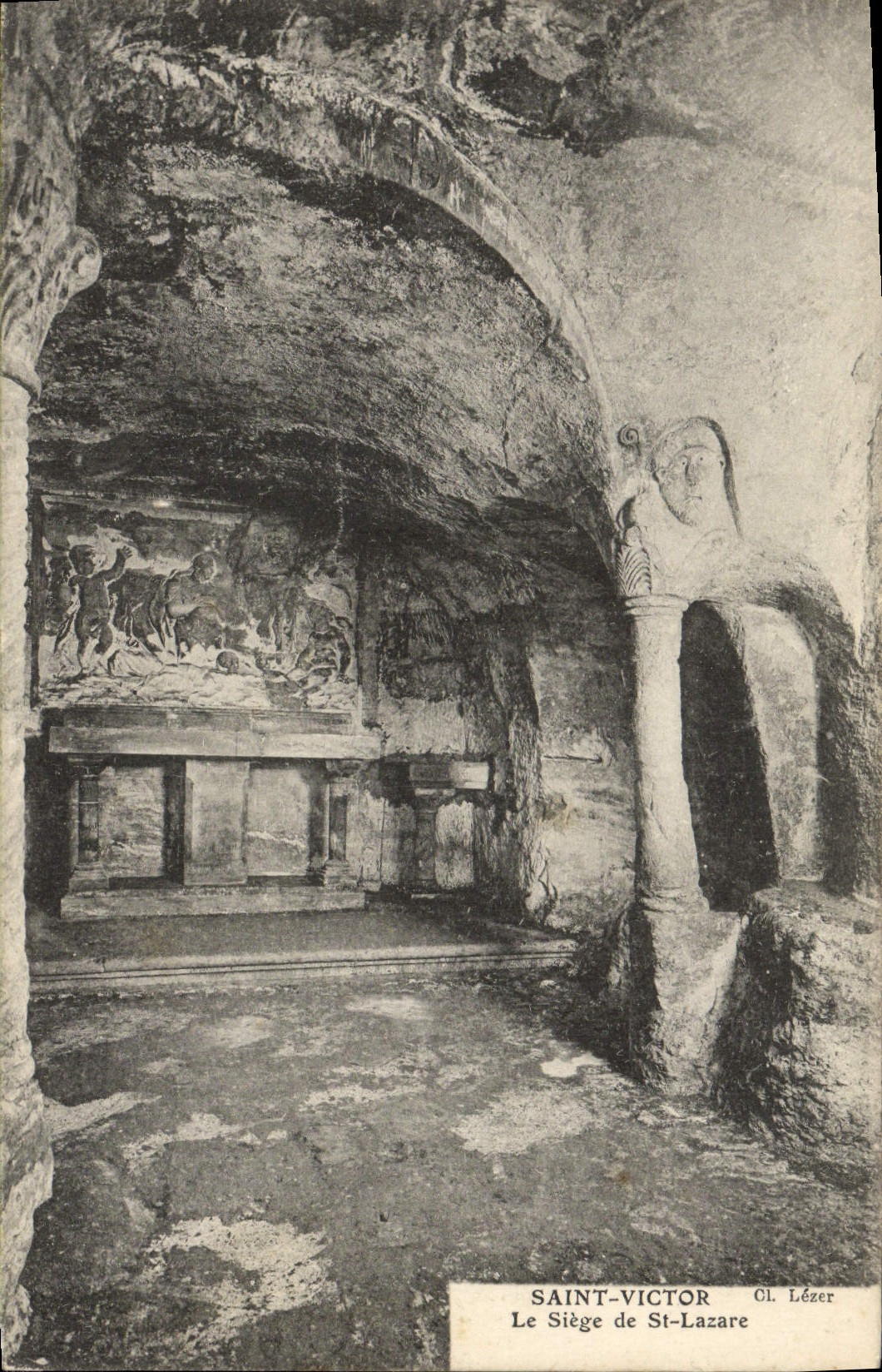 VINTAGE POSTCARD Holy Victor the Seat of St Lazare