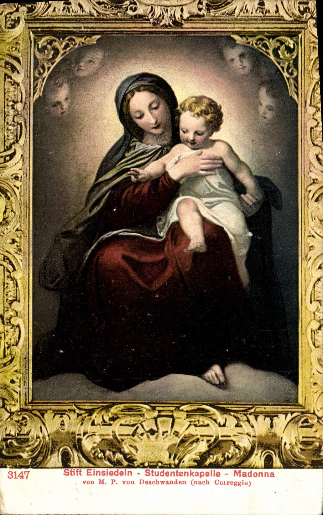 VINTAGE POSTCARD Madonna