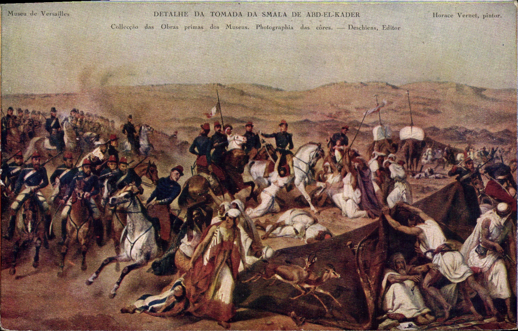 VINTAGE POSTCARD Abd el Kader Militaria Museum of Versailles