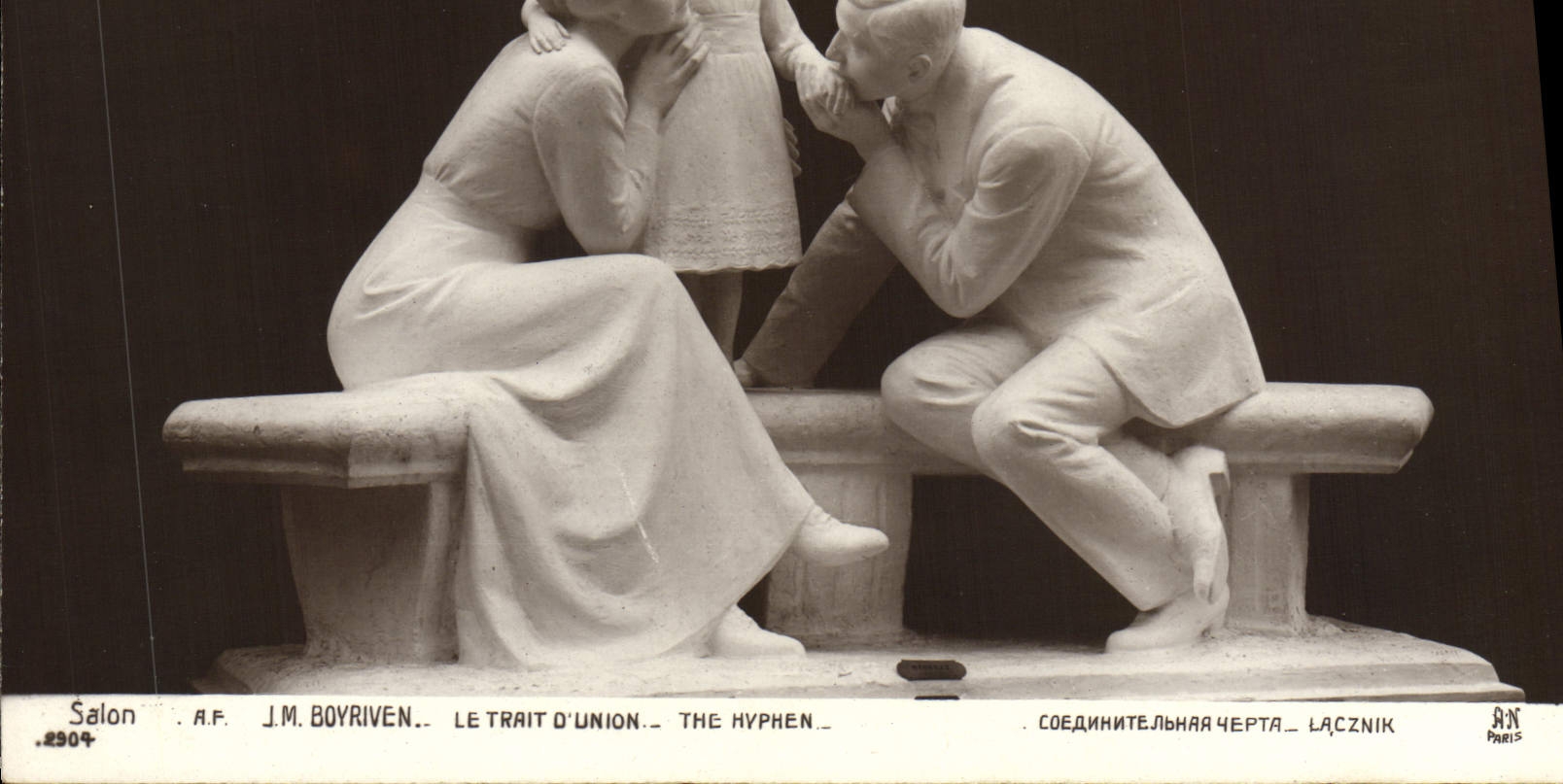 CPA Salon Boyriven Le Trait d'union