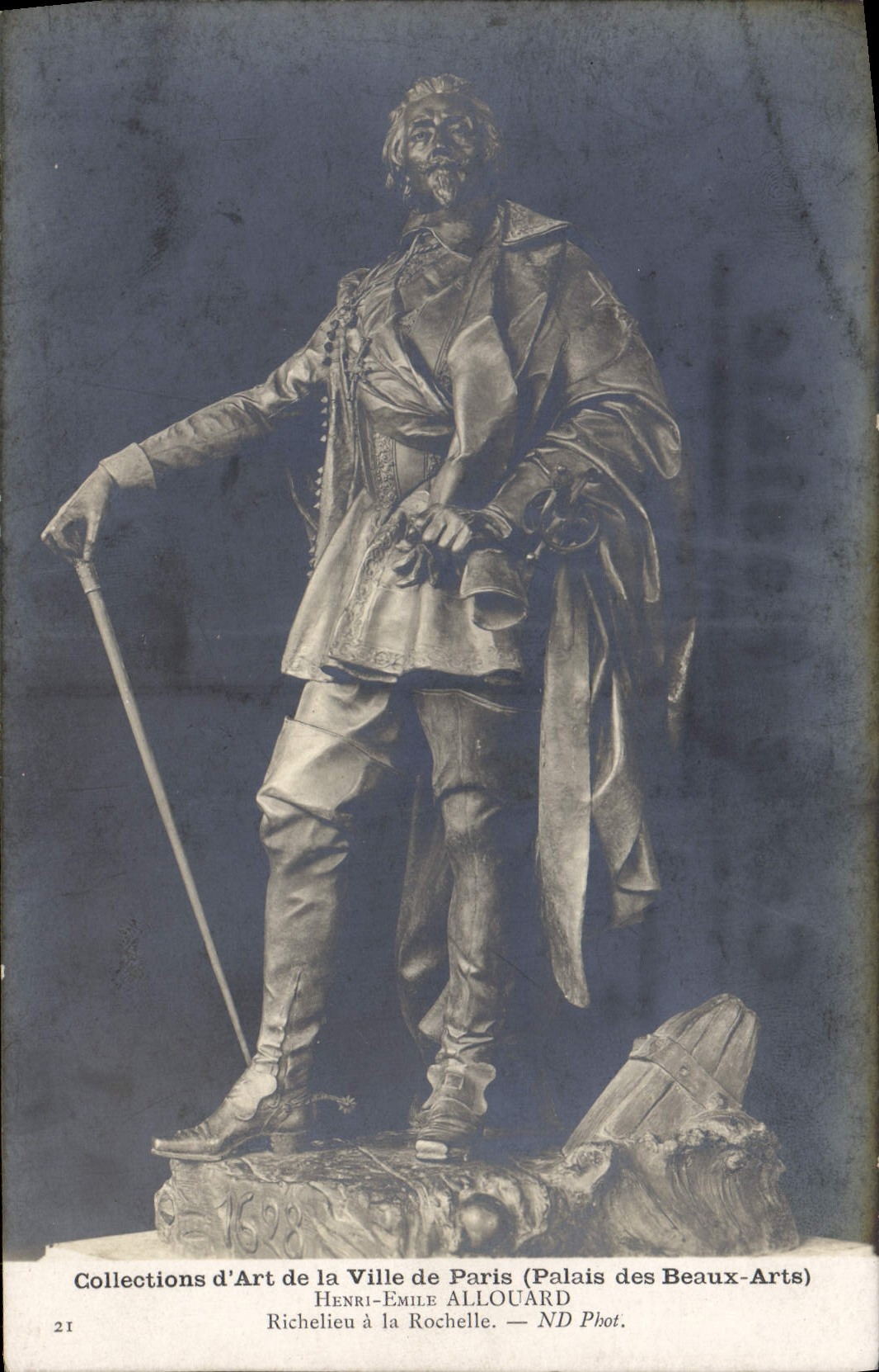 CPA Paris Palais des Beaux Arts Henri Emile Allouard Richelieu a la Rochelle
