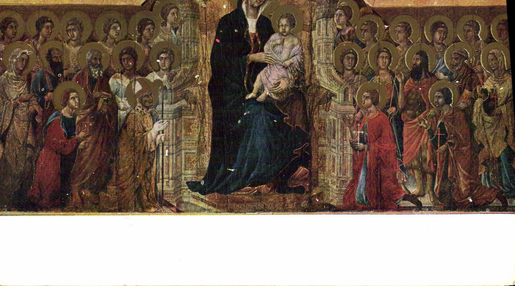 VINTAGE POSTCARD Siena Museo LED Operated del Duomo Ancona