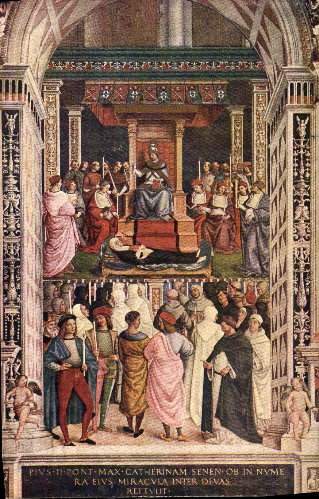 VINTAGE POSTCARD Siena