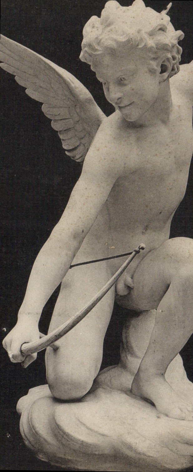 Museo de la POSTAL de la VENDIMIA del Cupid de Luxemburgo Marqueste