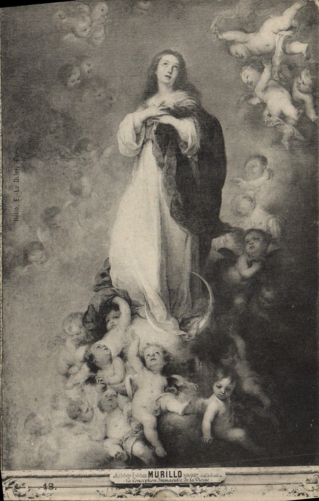 VINTAGE POSTCARD Virgin Murillo