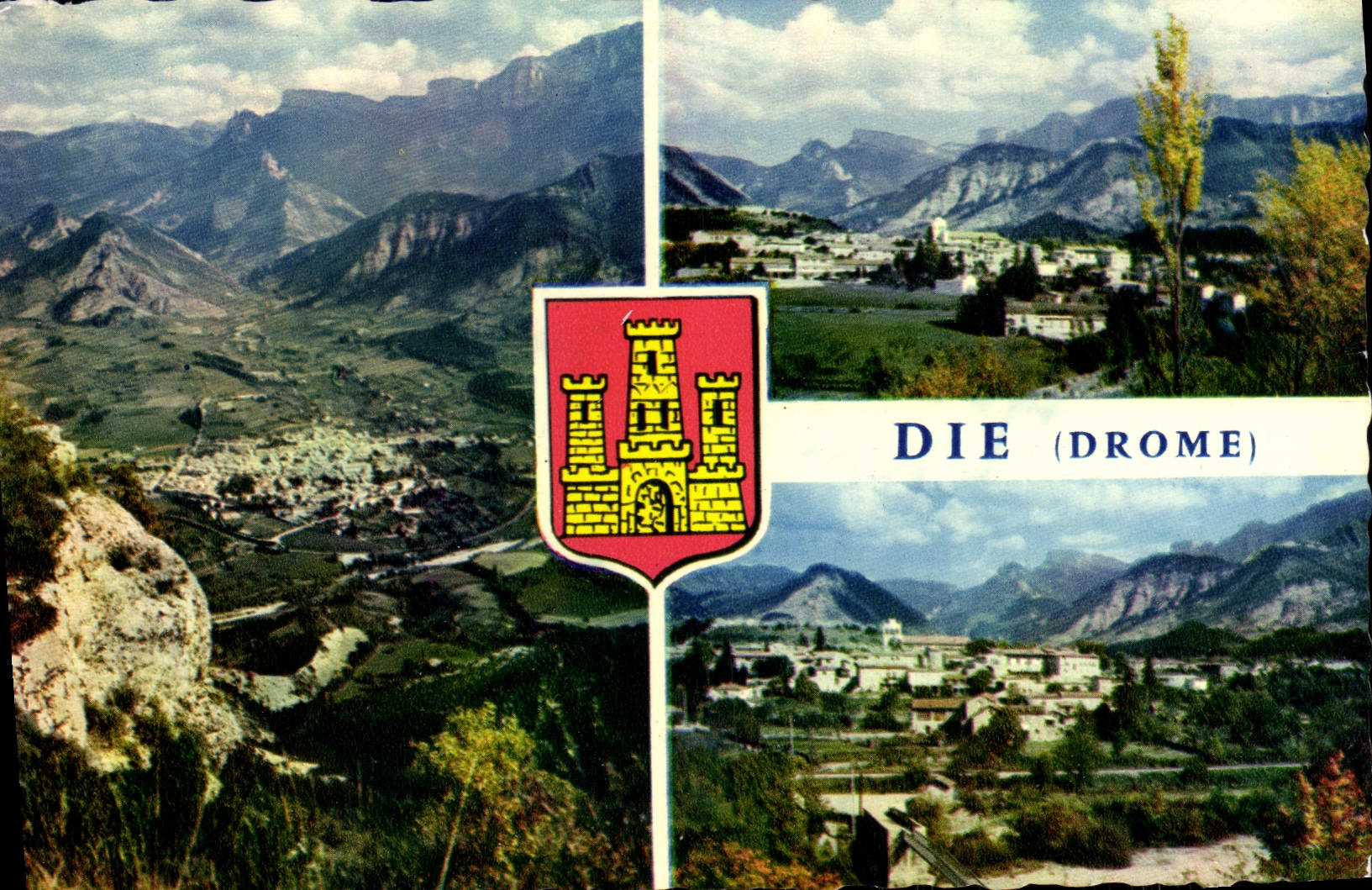 MODERN CARD Die View Drome Glandasse and the Vercors Aglet