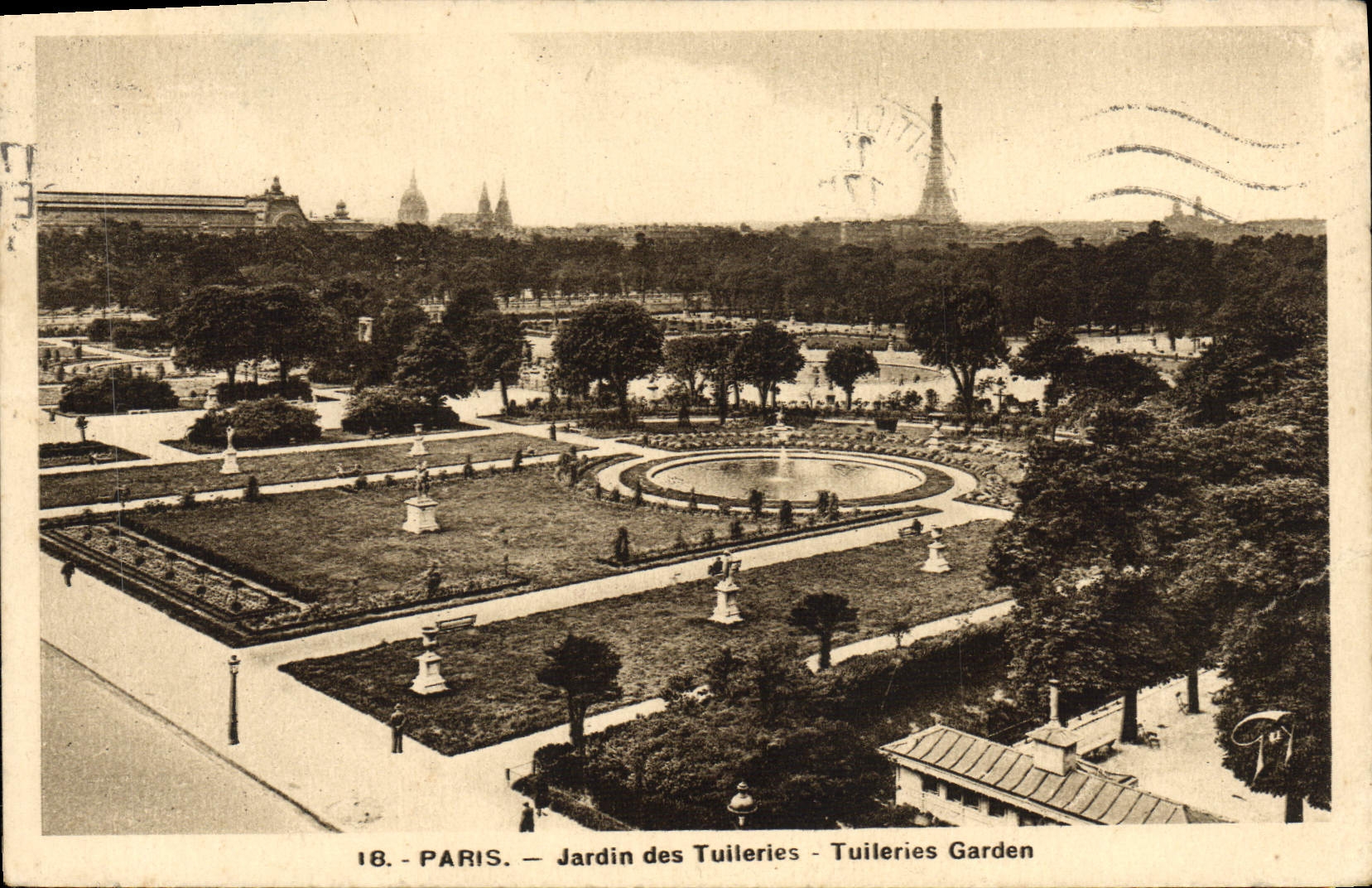 CPA Paris Jardin des Tuileries 