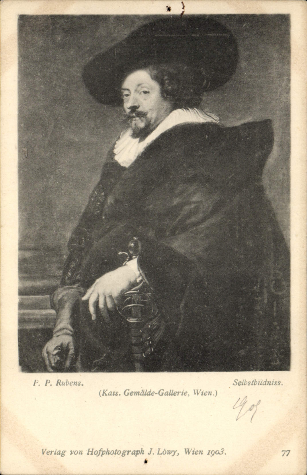 VINTAGE POSTCARD PP Rubens