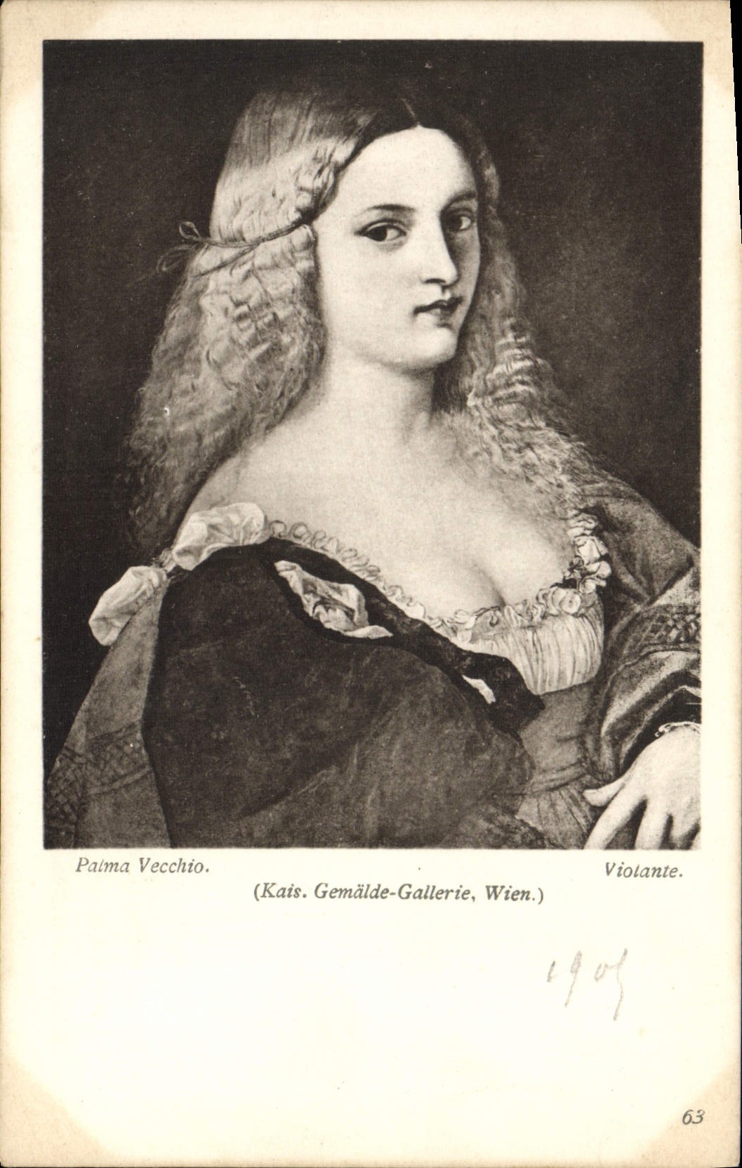 VINTAGE POSTCARD Pamma Vecchio Violating