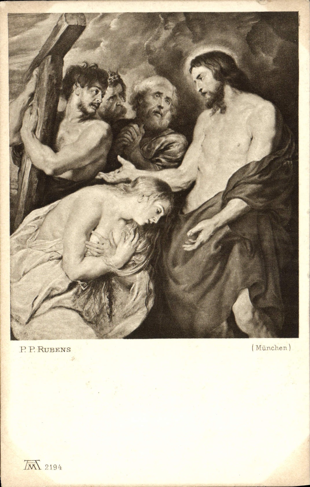 VINTAGE POSTCARD Munchen Rubens