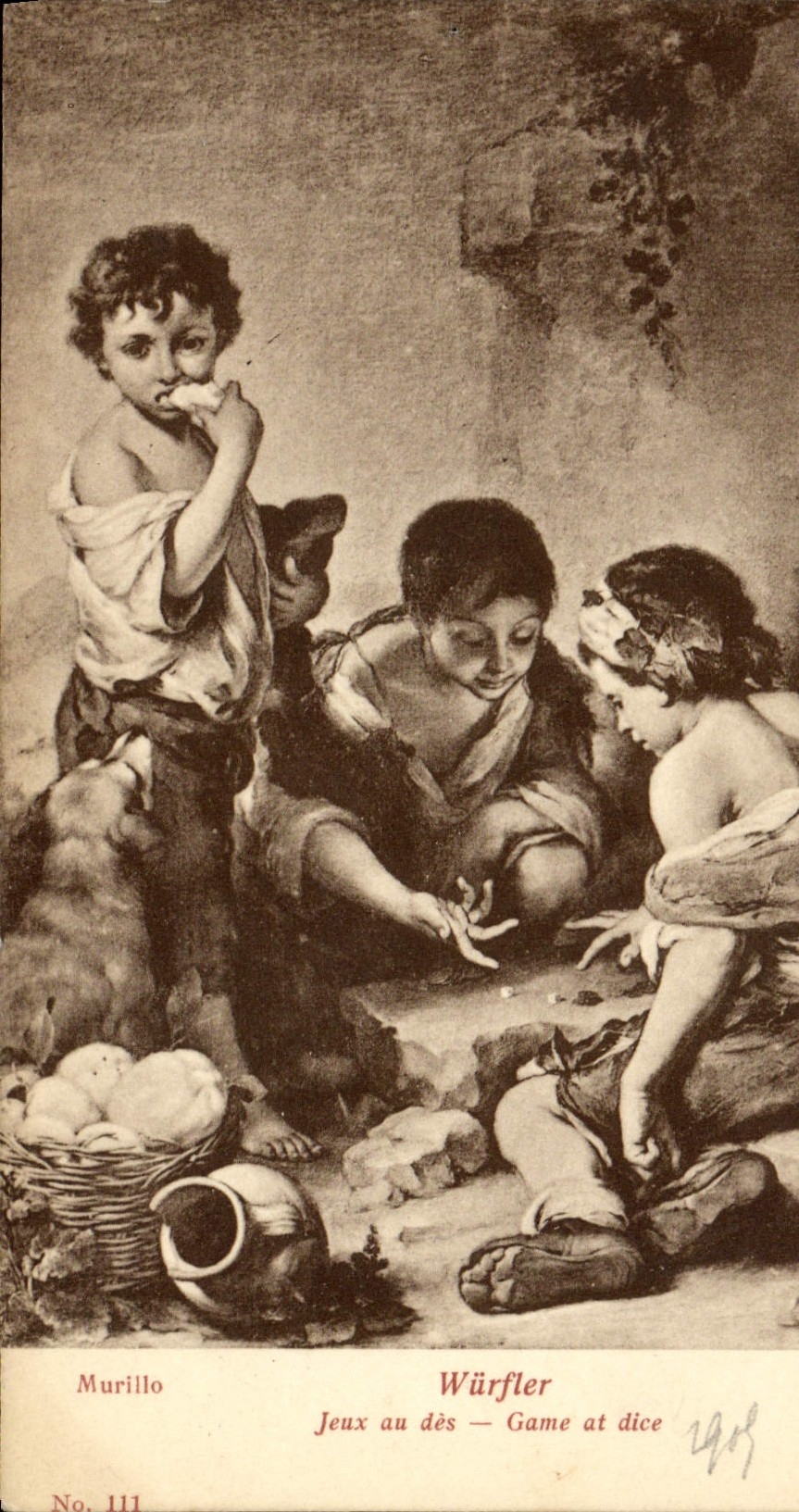 VINTAGE POSTCARD Wurfler Plays with