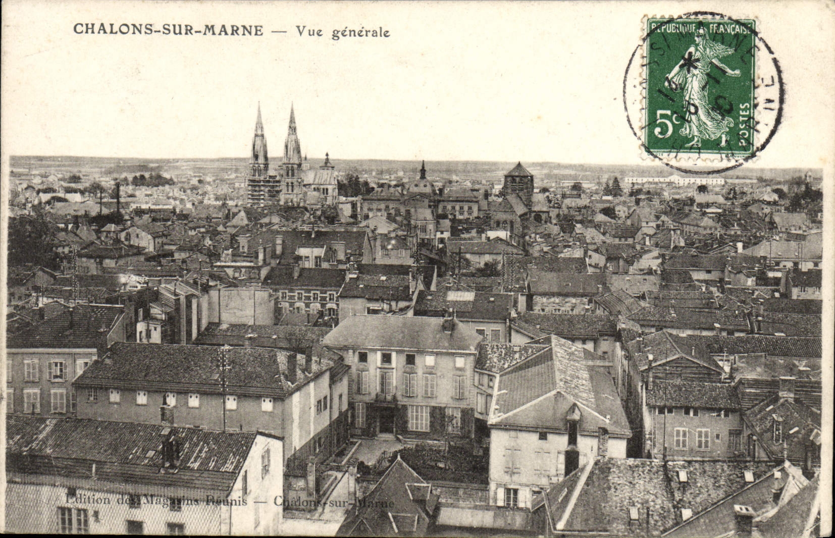 CPA Chalons sur Marne Vue generale