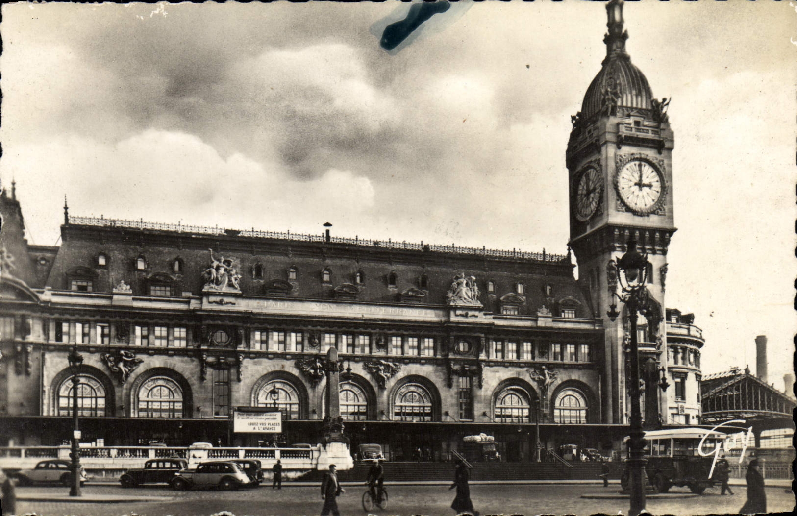CPM La gare de Lyon 